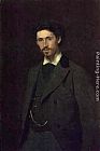Portrait of the Artist Ilya Repin by Ivan Nikolaevich Kramskoy